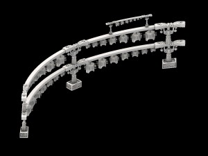 ghost home - ring dragon plate Modèle 3D