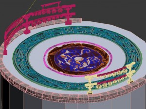 ghost home - ring dragon plate Modèle 3D