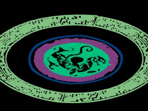 ghost home - ring dragon plate Modèle 3D