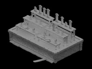 ghost furniture - candlestick 02 3D Model