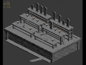 ghost furniture - candlestick 02 3D Model