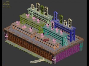 ghost furniture - candlestick 02 Modèle 3D