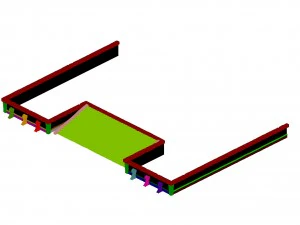 ghost house - stairs 01 3D Model
