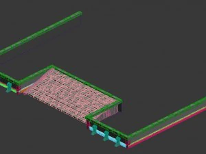 ghost house - stairs 01 3D Model