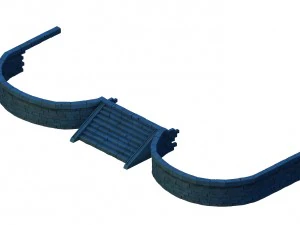 casa fantasma - escadas 02 Modelo 3D