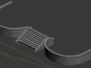 ghost house - stairs 02 3D Model