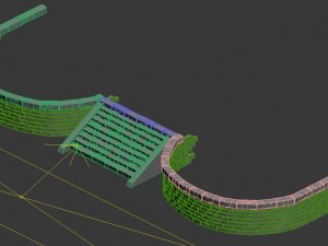 ghost house - stairs 02 Modello 3D