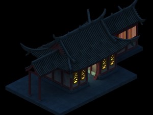 ghost home - small room Model 3D