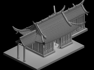 ghost home - small room Model 3D