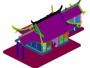 ghost home - small room Model 3D