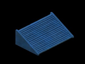 ghost face peak - ghost mound door 01 3D Model