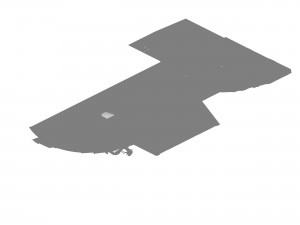 ghost face peak - ghost mound door 01 3D Model