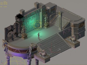 ghost face peak - ghost mound door 01 3D Model