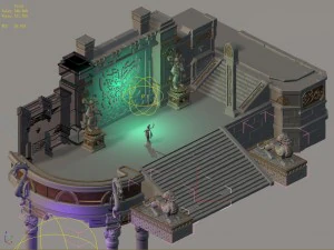 ghost face peak - ghost mound door 01 3D Model