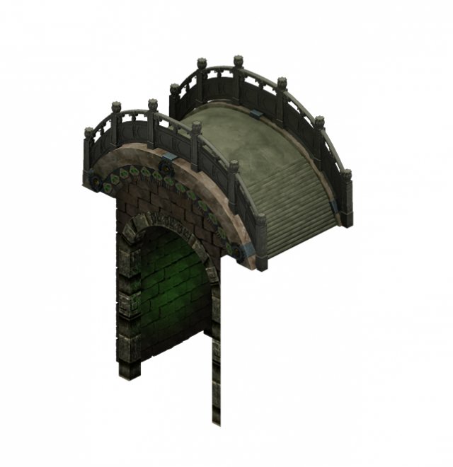 ghost gate altar - stone bridge Modelo 3D .c4d .max .obj .3ds .fbx .stl .blend 