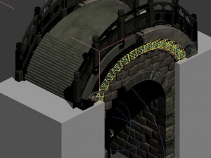 ghost gate altar - stone bridge Modelo 3D