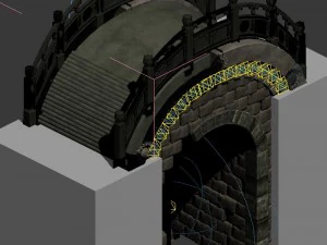 ghost gate altar - stone bridge 3D Model