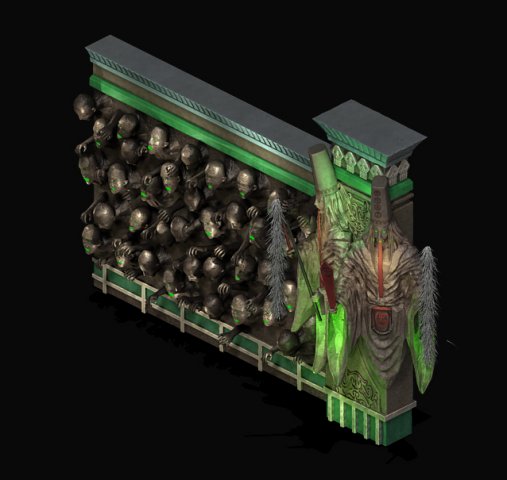 ghost door wall 3D 模型 .c4d .max .obj .3ds .fbx .stl .blend 