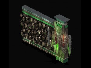 ghost door wall 3D Model