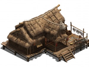 seaside village - fisherman cottage 3D Model