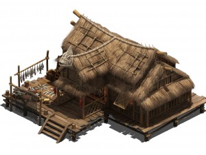 seaside village - fisherman cottage 3D Модель