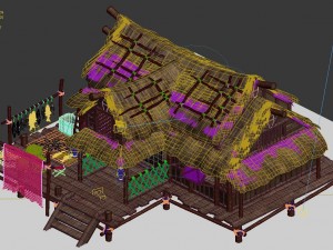 seaside village - fisherman cottage 3D Модель