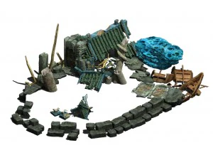 ancient ruins of the seabed - remains 02 3D Model
