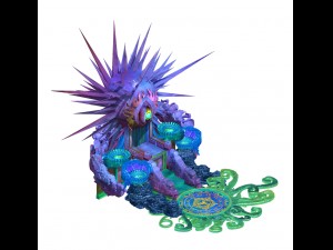 seabed - dragon emperor throne 3Dモデル