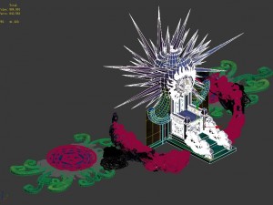 seabed - dragon emperor throne 3Dモデル