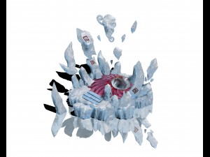 submarine - demon hole entrance 3D Model
