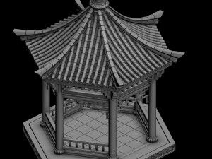 lakeside buildings - pavilion 03 3D Model