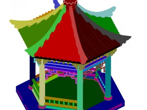 lakeside buildings - pavilion 03 3D Model