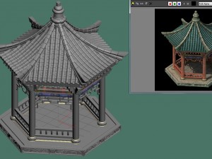 lakeside buildings - pavilion 03 3D Model