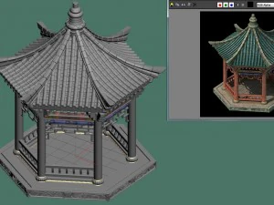 lakeside buildings - pavilion 03 3D Model