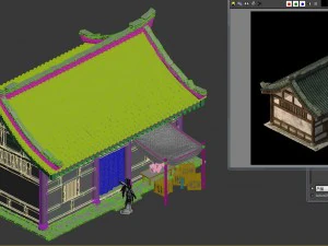 huaihe river building - store 3D Model