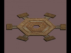 royal city tomb - raid space chuansong zhen 3D मॉडल