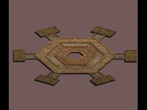 Королевская городская гробница - рейд на космическое пространство Чуаньсун Чжэнь 3D Модель