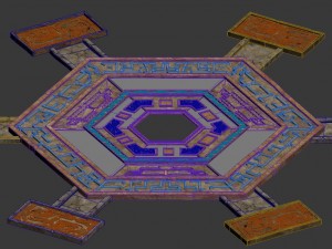 royal city tomb - raid space chuansong zhen 3D Model