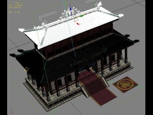 royal palace - luxury building 032 Model 3D
