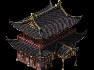 palace building - main building 034 3D Model