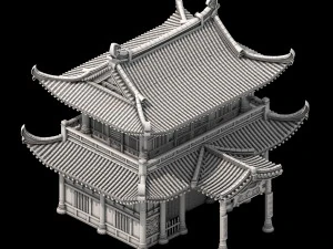 palace building - main building 034 3D Model