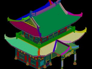 palace building - main building 034 3D 모델