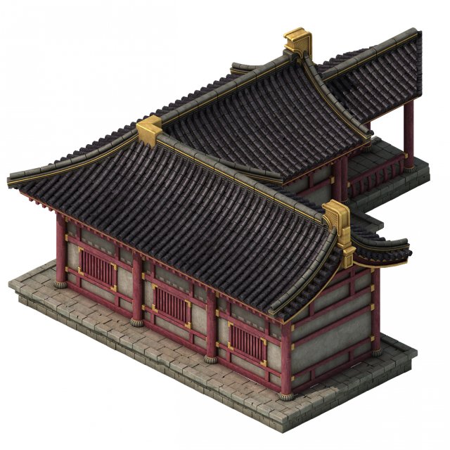 palace - house 043 Modelo 3D .c4d .max .obj .3ds .fbx .stl .blend 
