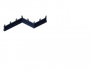 huanglongshan - stone chamber railing 02 3D 模型