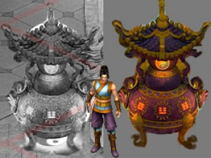 huanglongshan - shi chamber incense burner 3D मॉडल