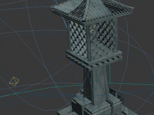 huanglongshan - small stone lamp 3Dモデル