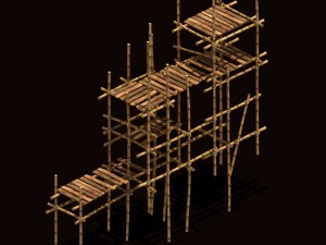 organ cattle - manufacturing site 3D Model