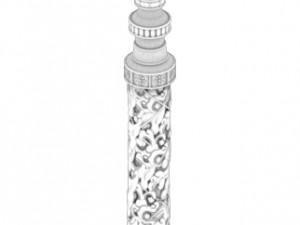 wonderful fantasy - decorative pillars 02 3D Model