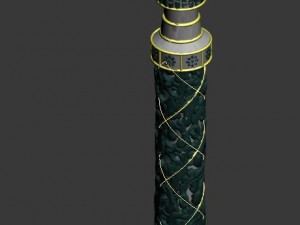 wonderful fantasy - decorative pillars 02 3D Model