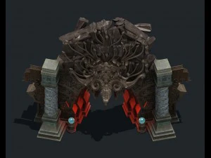 a world - the door 3D Model